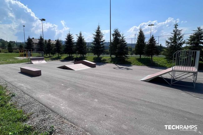 Skatepark modułowy - Raba Wyżna 