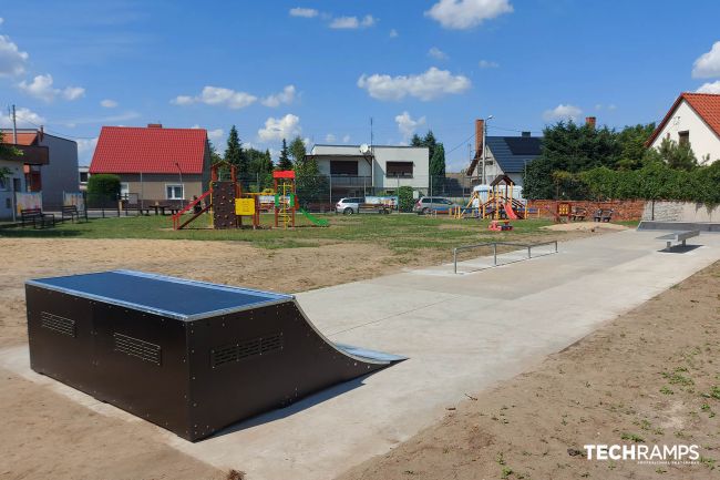 Skatepark modułowy - Śmigiel Skatepark modułowy - Śmigiel