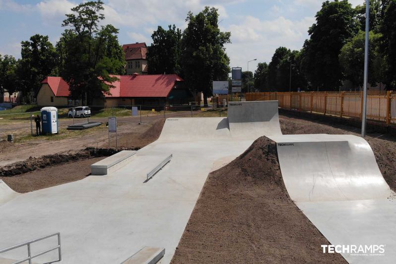 Skatepark betonowy Techramps