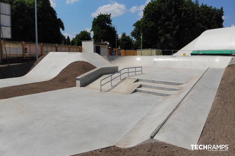 Skatepark betonowy Techramps