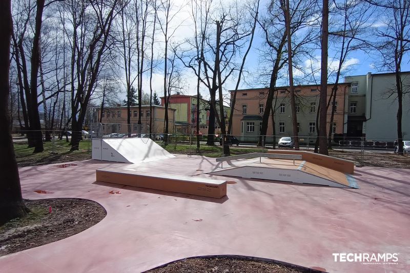 Skatepark polietylenowy - przykład 