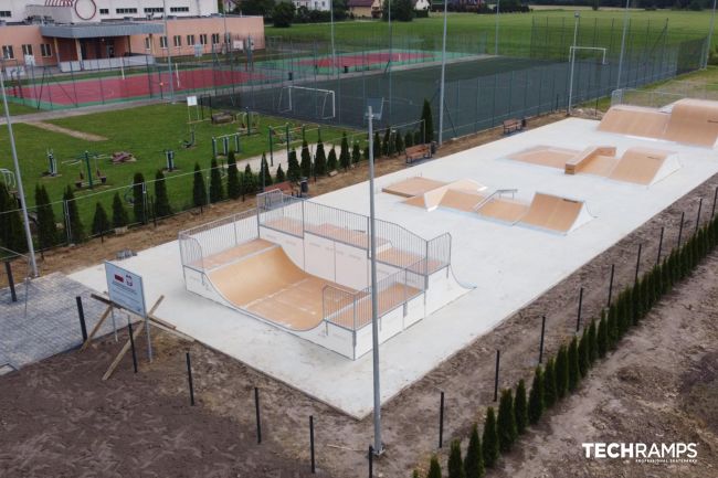 Skatepark polietylenowy - Szczucin 