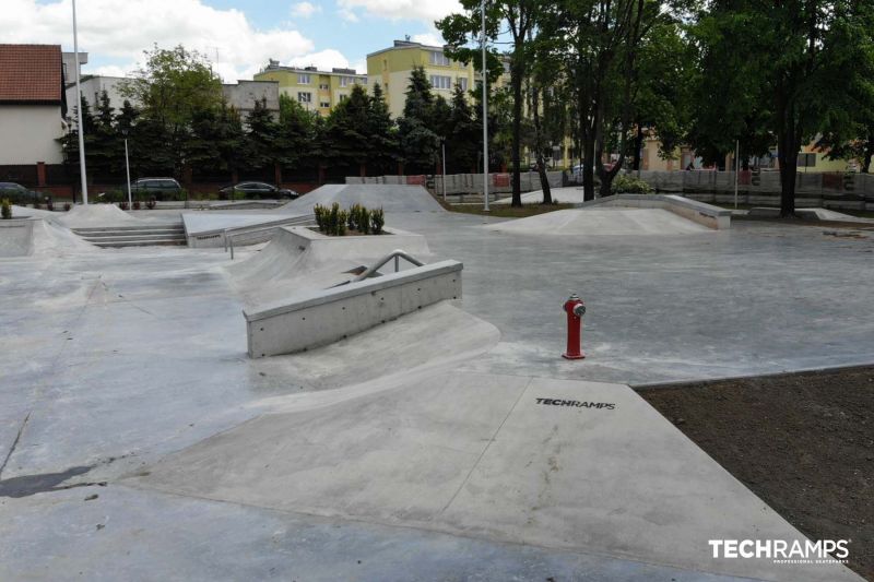 Techramps betong skatepark