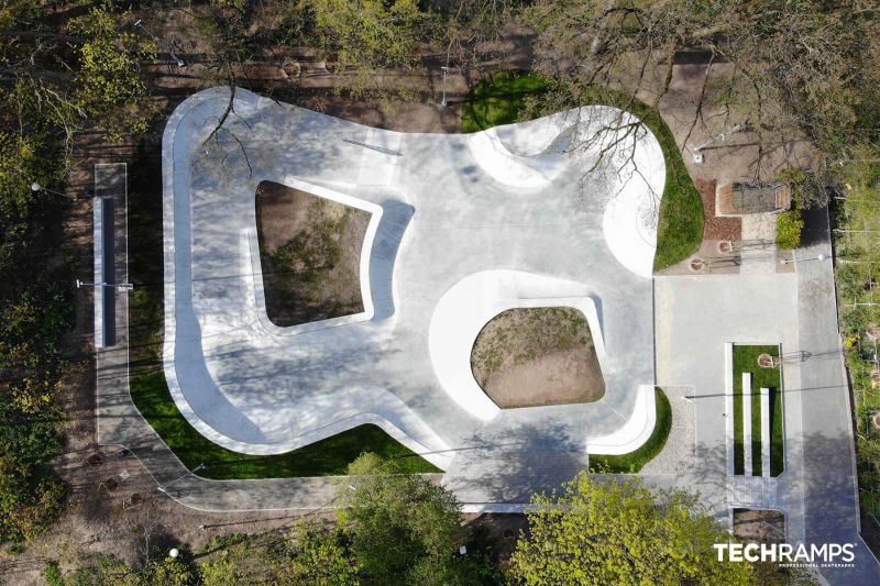 Techramps skatepark i betong