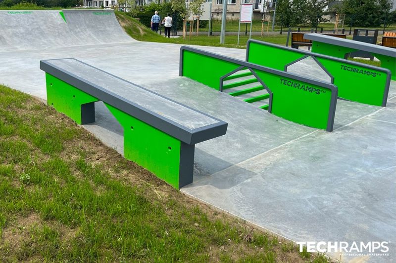 Skatepark z betonu 