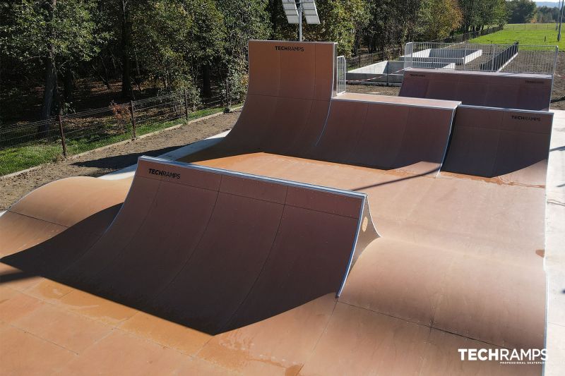 Skatepark modułowy