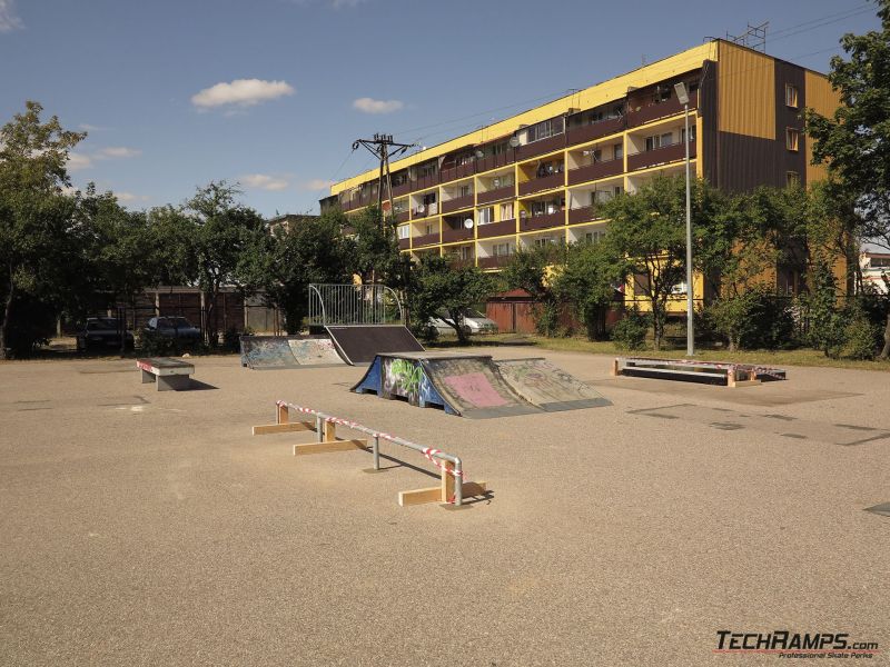 Elementy skateparku Grajewo