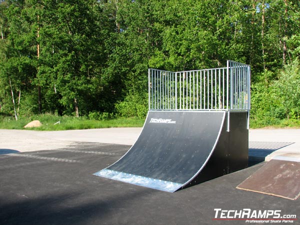 Skatepark w Karlshamn - Nyemollevagen - Szwecja - 2