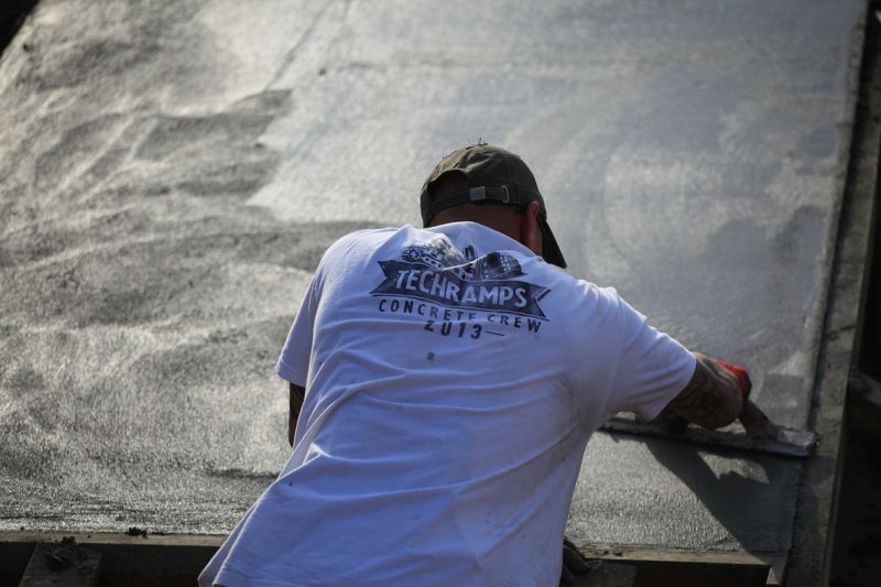 Olkusz skatepark - postęp prac