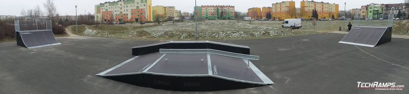 Skatepark modułowy w Sieradzu - rozbudowa