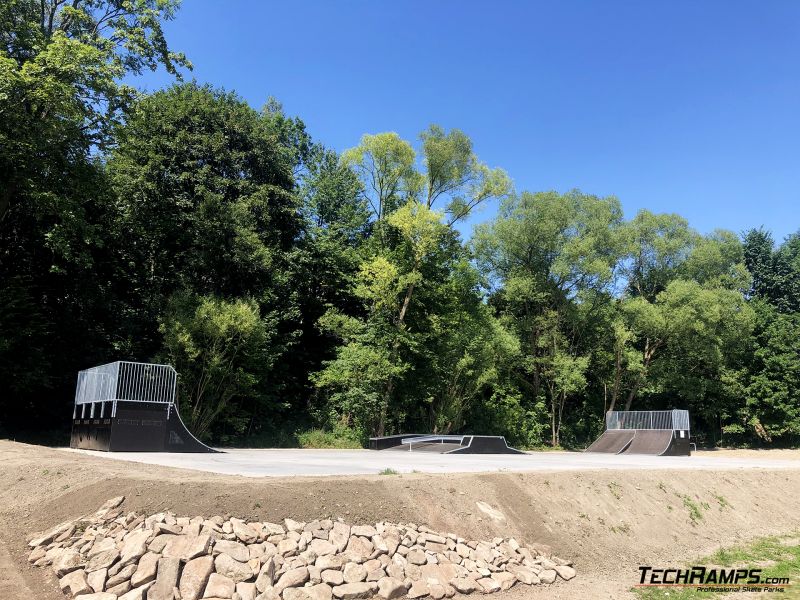 Skatepark modułowy w Ustroniu 