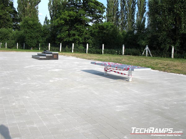 Skatepark Wschowa poręcz