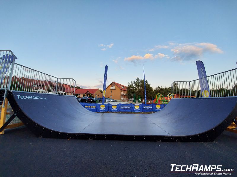 Drewniane elementy skateparku Wymysłowo