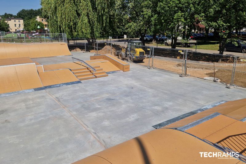 Skatepark modułowy