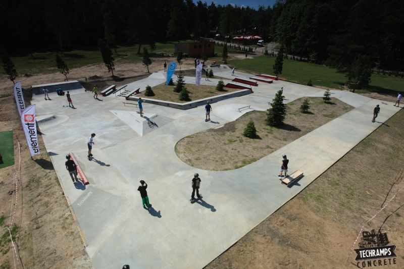 Skateplaza na Woodcamp 