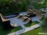 Steel skatepark 