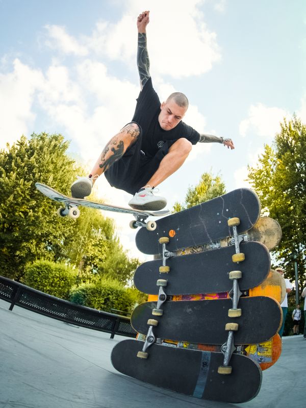 construction of a skatepark 