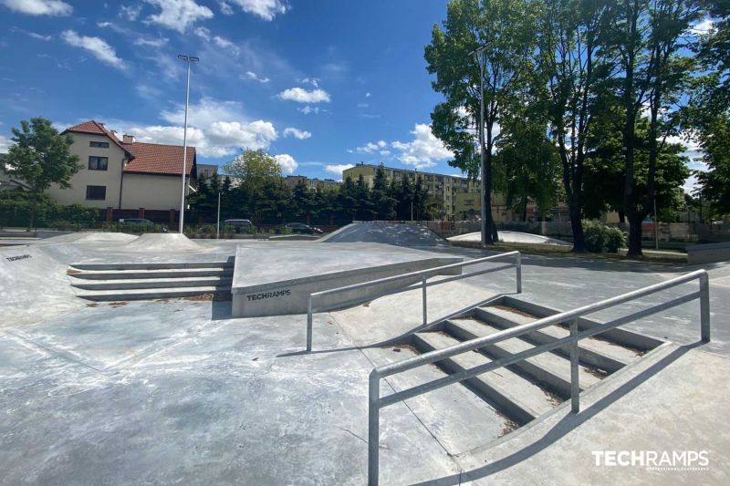 Techramps betong skatepark