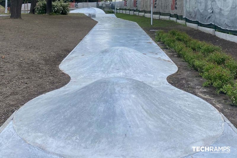 Techramps betong skatepark