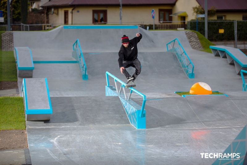 Skatepark betonowy