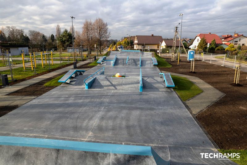 Skatepark betonowy