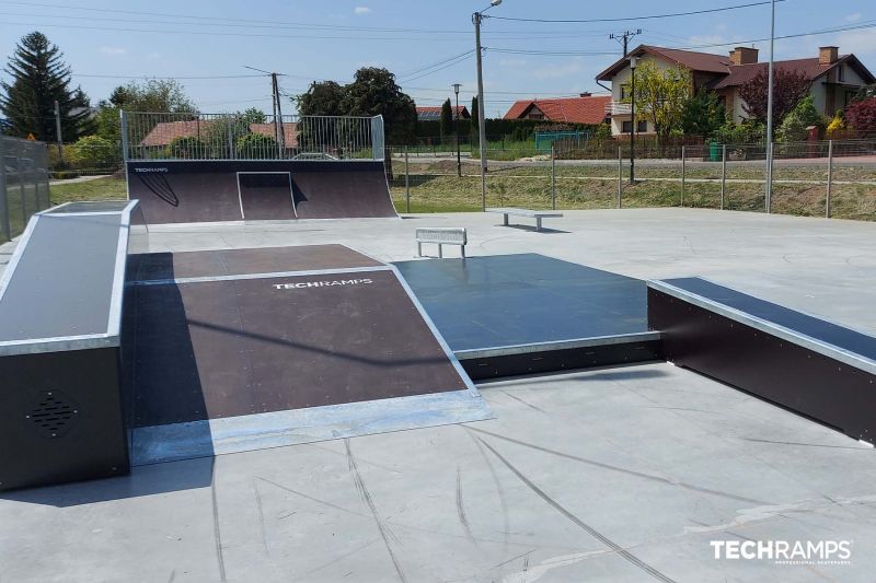 Modular skatepark