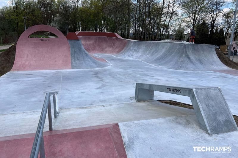 Concrete skatepark