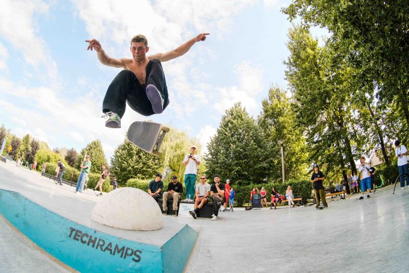 Otvorenie skateparku - Kraków Widok