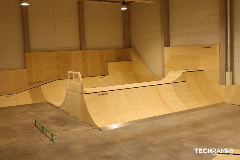 Πάρκο skatepark στην Κρακοβία που λειτουργεί όλο το χρόνο