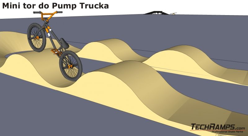 Tor rowerowy do Pump trucka techramps 2