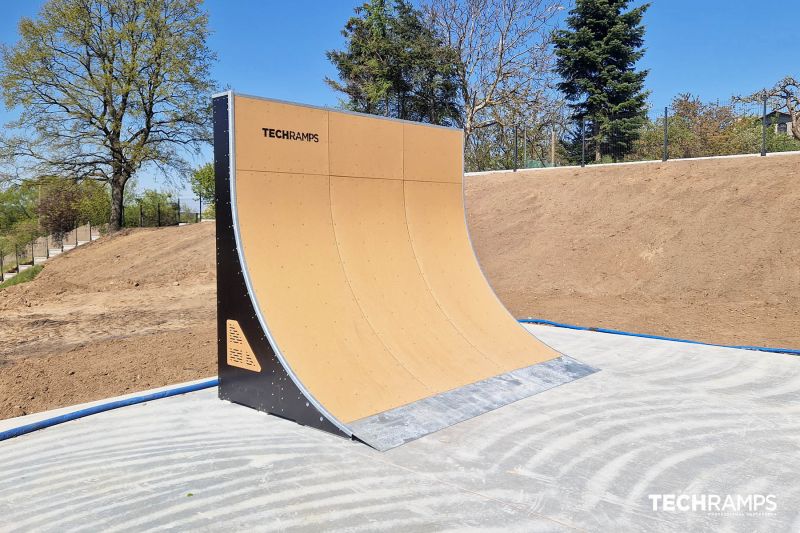 Wall ride - skatepark Połczyn Zdrój