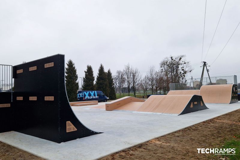 Przeszkody - skatepark Płońsk