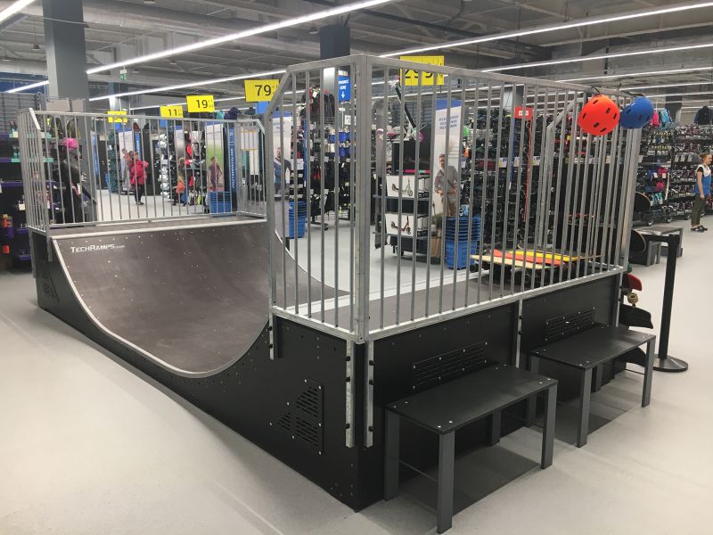 Wewnętrzna Minirampa we wrocławskim Decathlonie