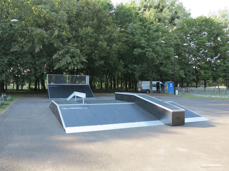 Skatepark in Grodków from Techramps