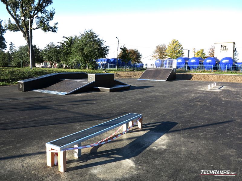 bench one of skatepark elements