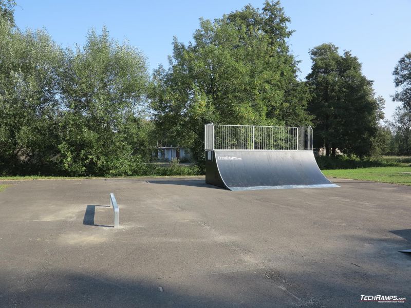 Wooden skatepark in Prestige technology in Grodków