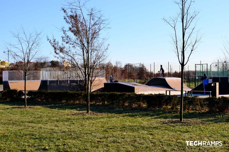 Wrocław skatepark modułowy