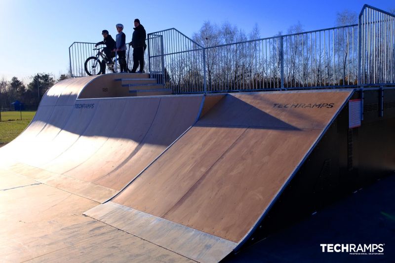 Wrocław skatepark modułowy