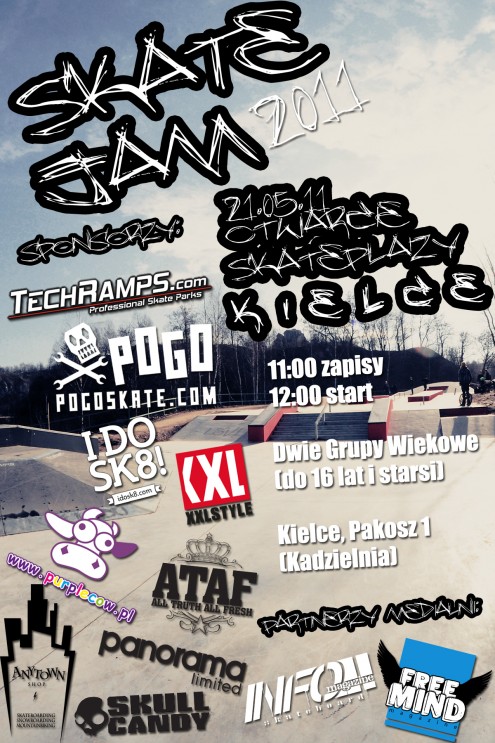 Skate Jam 2011 w Kielcach na Skateplazie